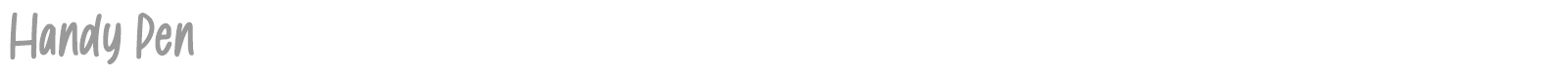 Handy Pen font preview